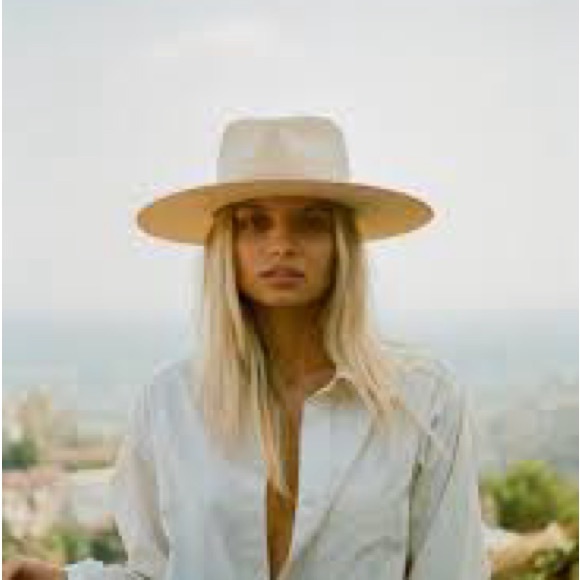 New lack of color Australia cream boater hat orig $159 + international shipping - Picture 5 of 9